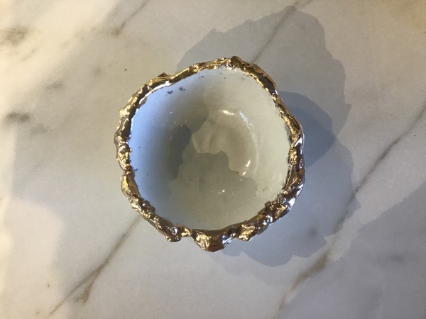 NBC Small Gold Earthbowl