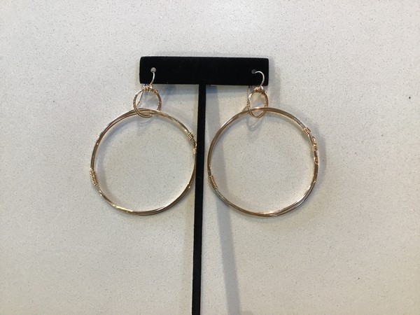 AMD Bronze Hoop Earring 3