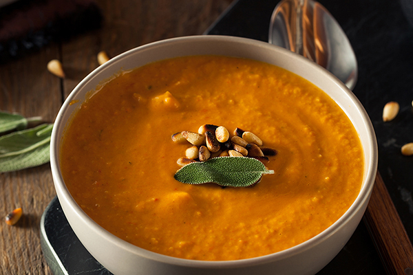 Spicy Ginger Carrot Soup